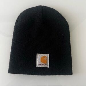 Carhartt Classic Black Knit Beanie Hat